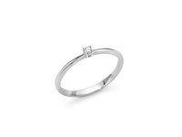 Anello Miluna Donna Solitario Di Diamanti in Oro bianco Diamante 0.20 Ct LID3210-020G7 - LID3210-020G7